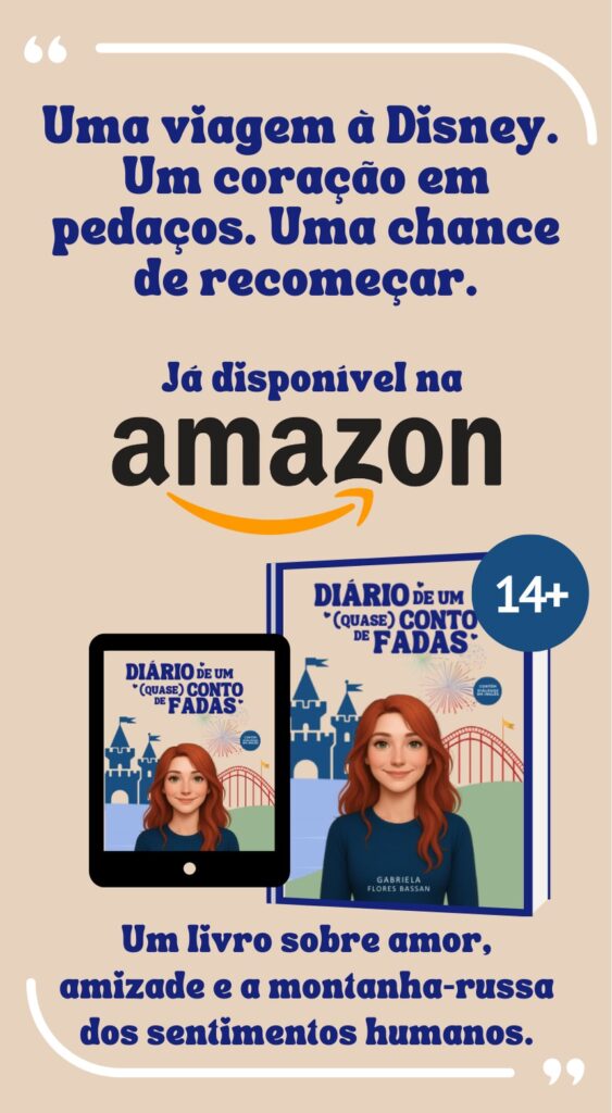 Livro Diário de um quase conto de fadas, obra de Gabriela Flores Bassan