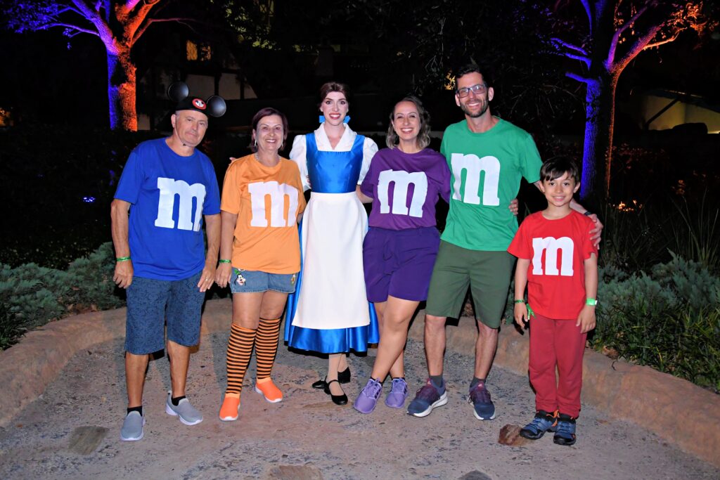 Família com a Bela