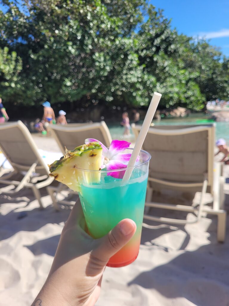 Drink especial do Discovery Cove