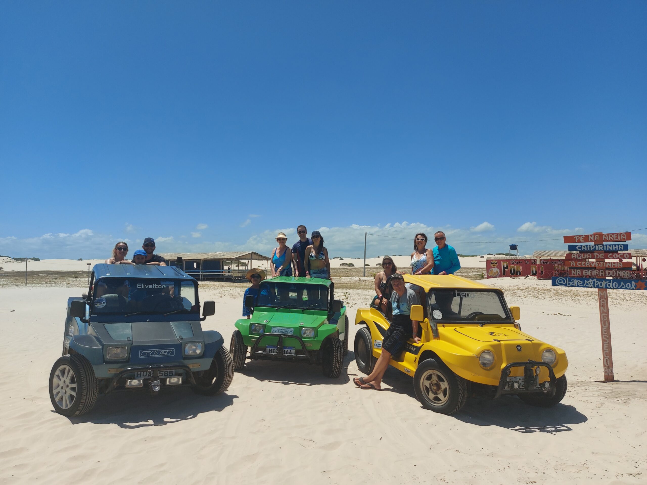 Família no Passeio de Buggy em Mangue Seco