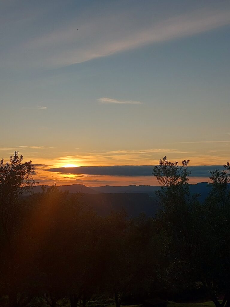 Pôr do Sol no Olivas de Gramado
