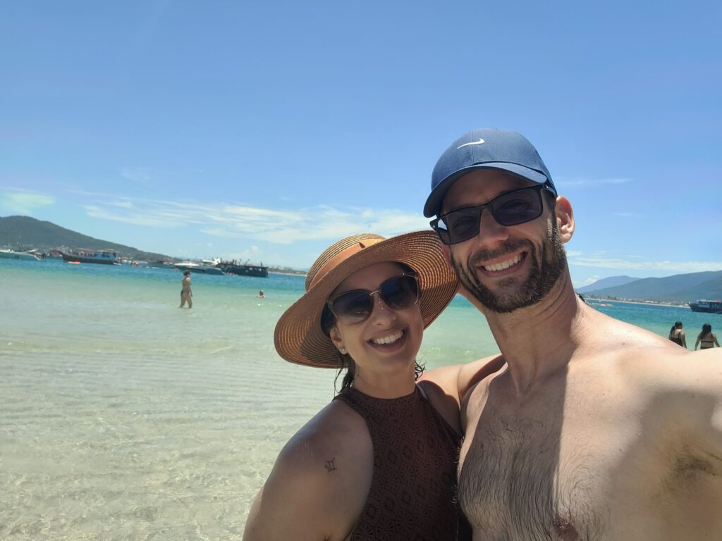 Casal na Ilha do Campeche