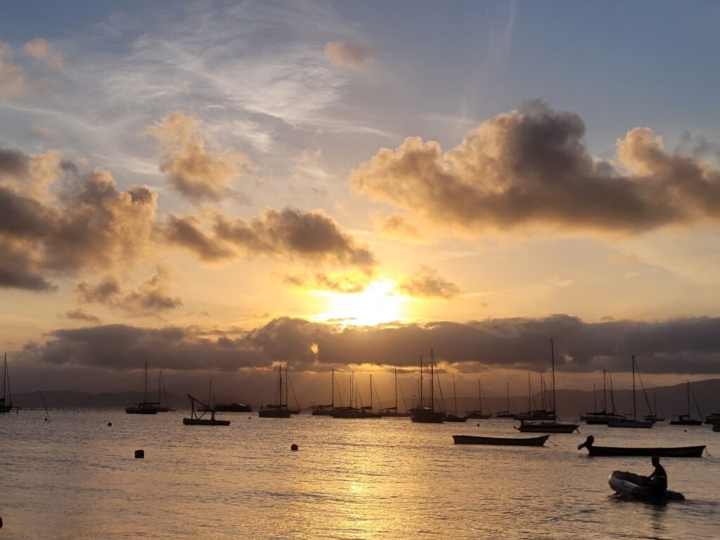 Pôr do sol em Santo Antônio de Lisboa