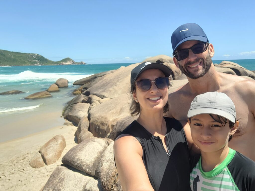 Família na Praia Mole