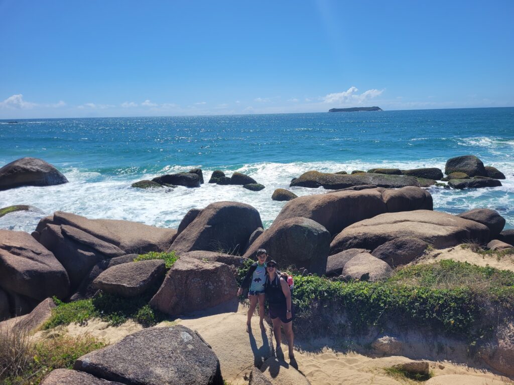 Trilha para Praia da Galheta