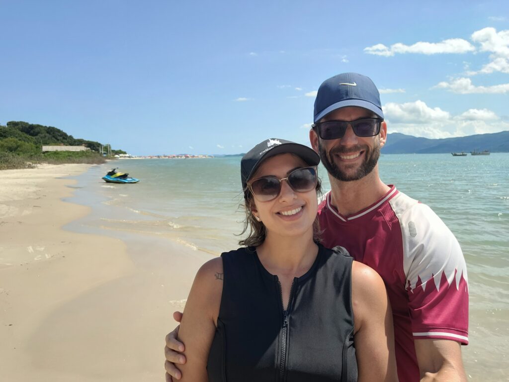 Casal na Praia do Forte