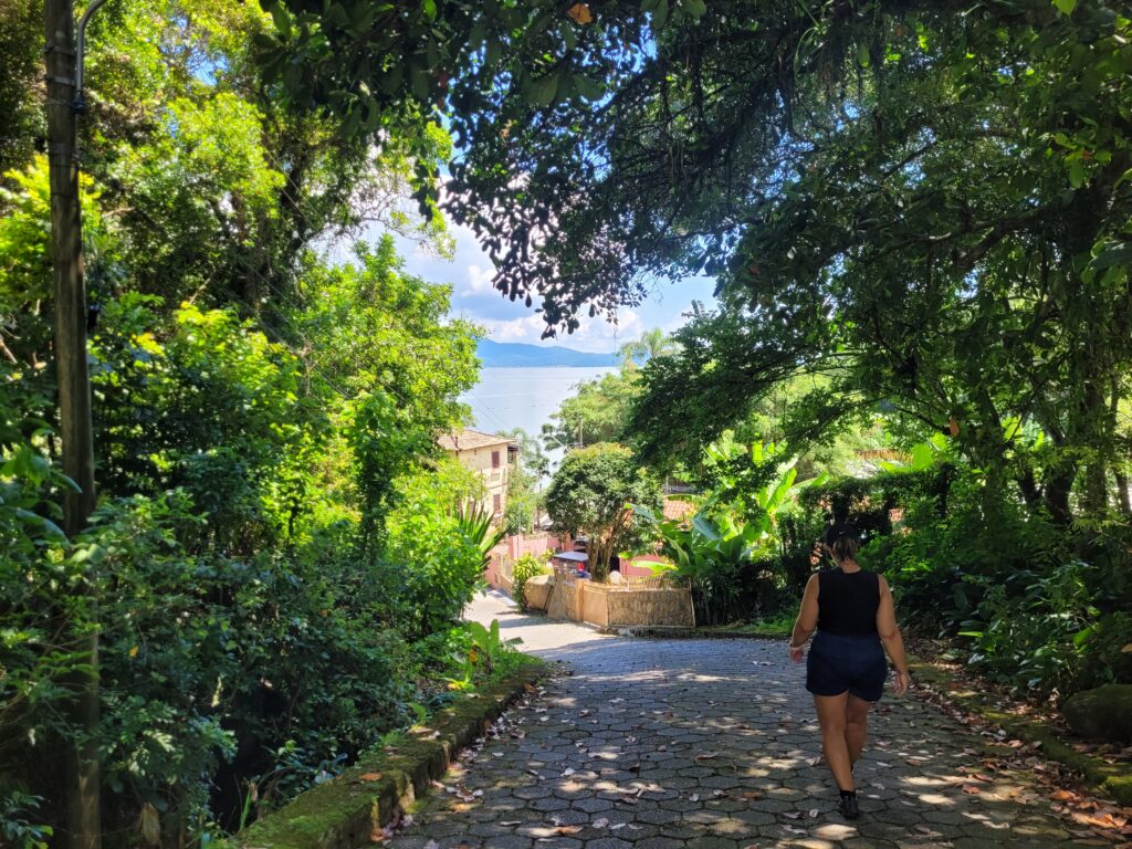 Trilha para Praia do Forte