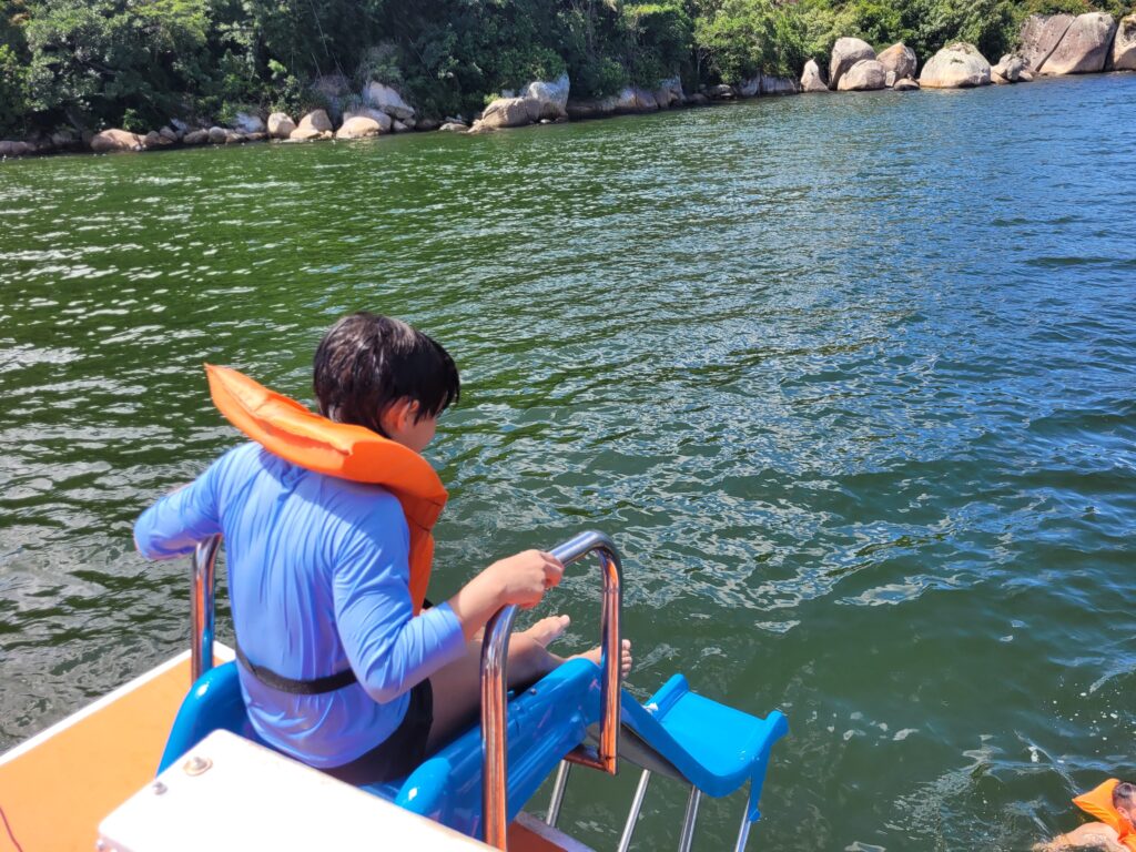 Passeio de barco na Lagoa da Conceição