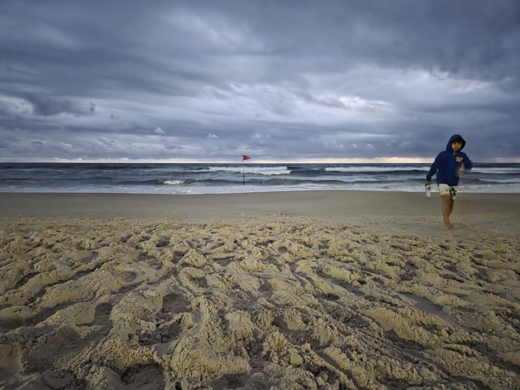 Nascer do sol na Praia Brava Florianópolis
