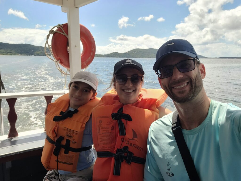 Passeio de barco na Lagoa da Conceição