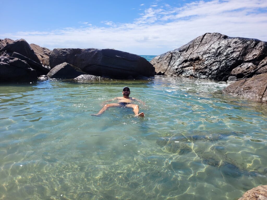 Piscinas naturais Praia da Armação