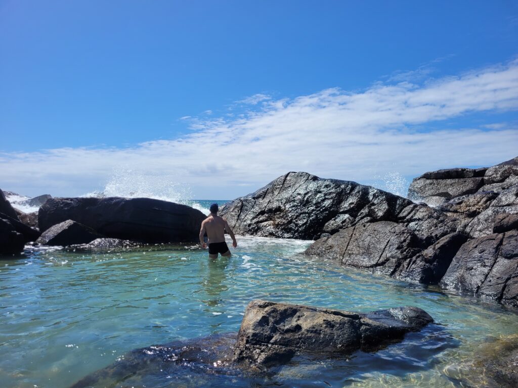 Piscinas naturais Praia da Armação