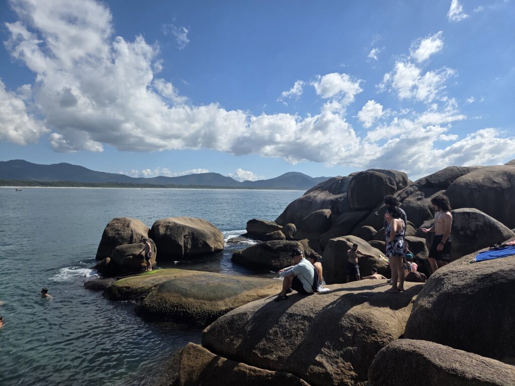Piscinas naturais da Barra da Lagoa