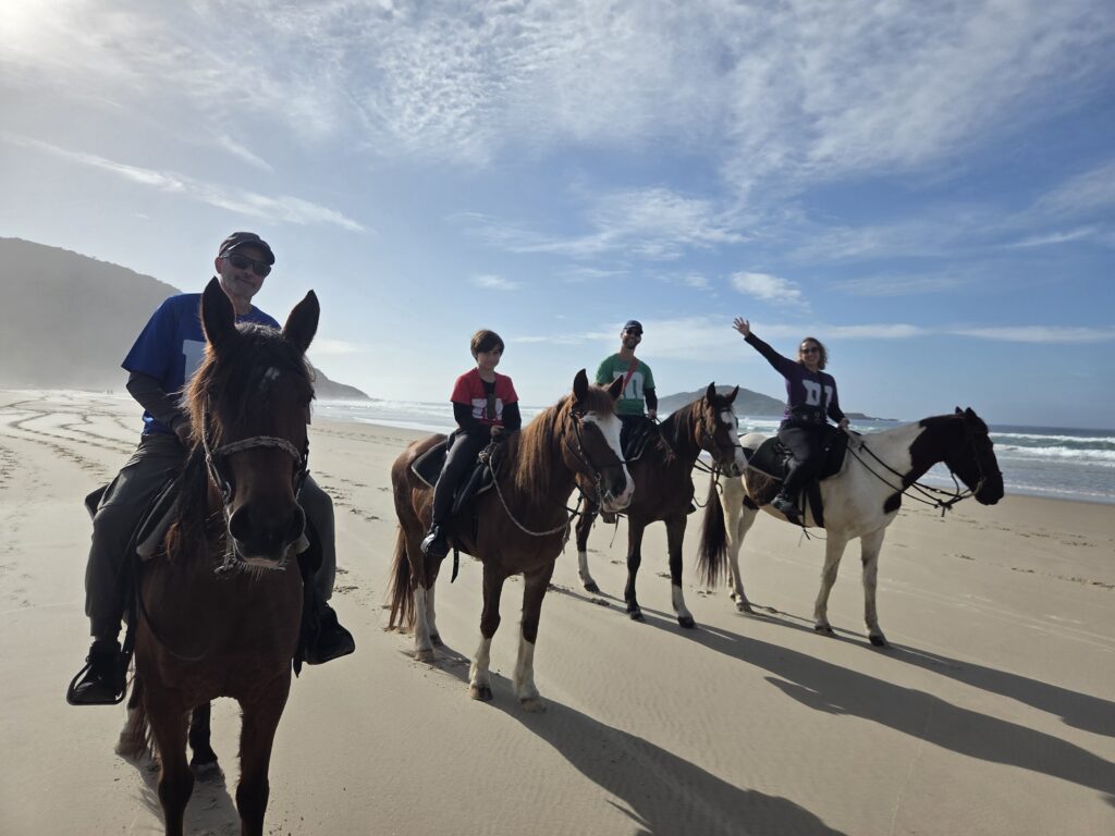 Passeio a cavalo praia Florianópolis