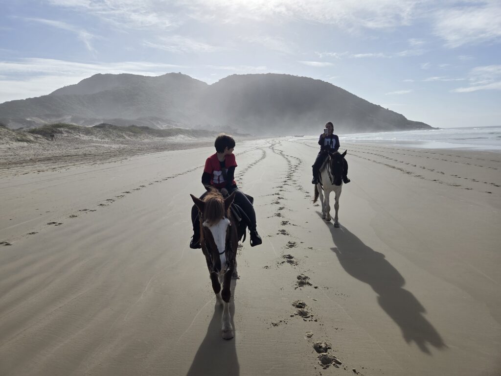 Passeio a cavalo praia Florianópolis