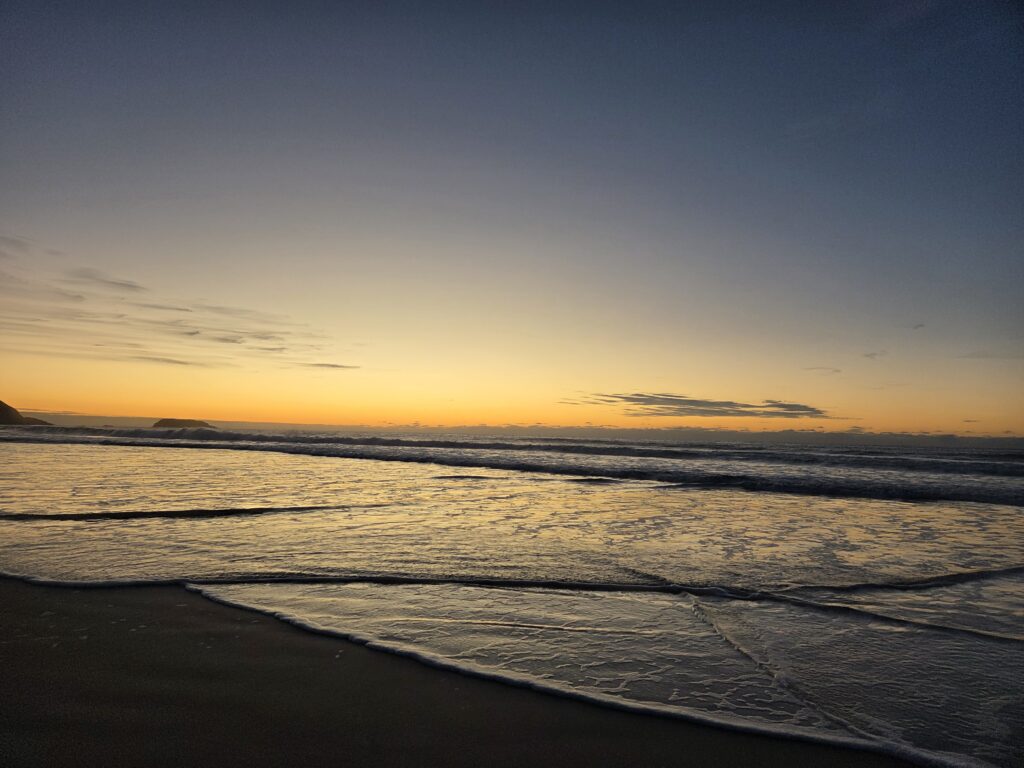 Nascer do Sol na Praia do Santinho