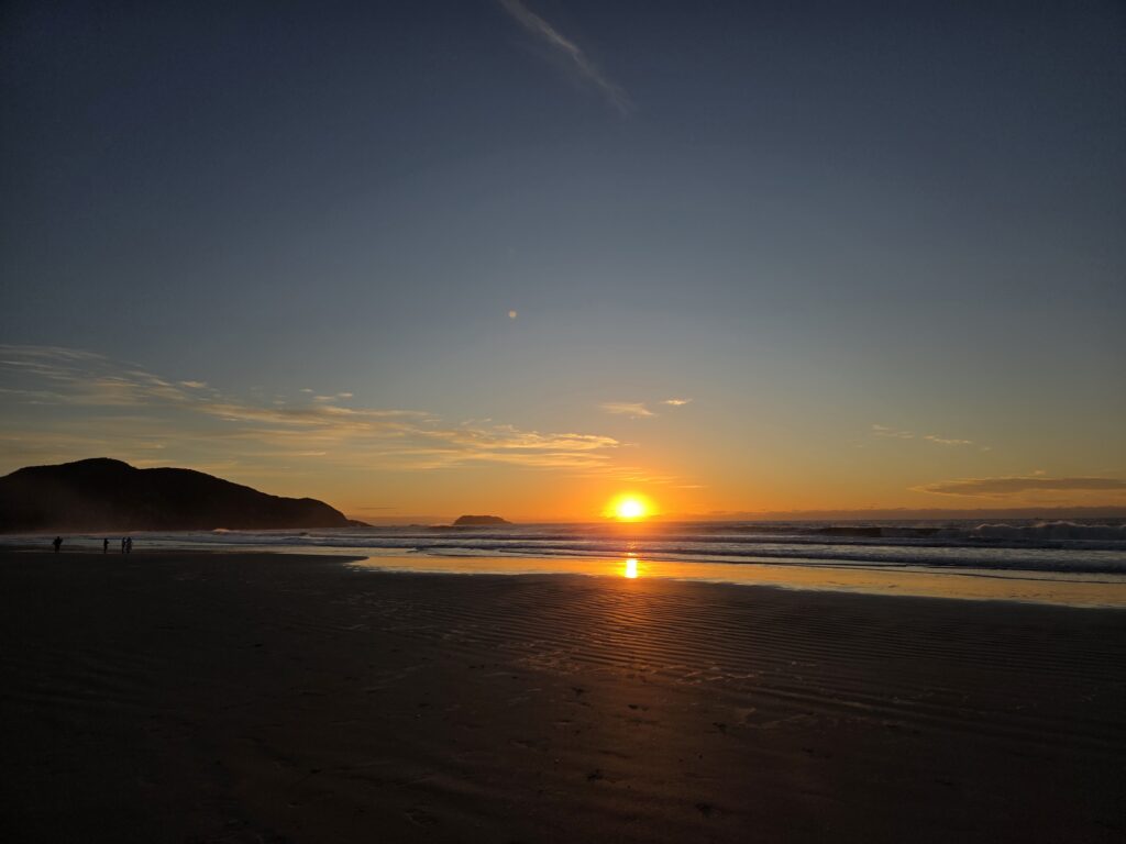 Nascer do Sol na Praia do Santinho