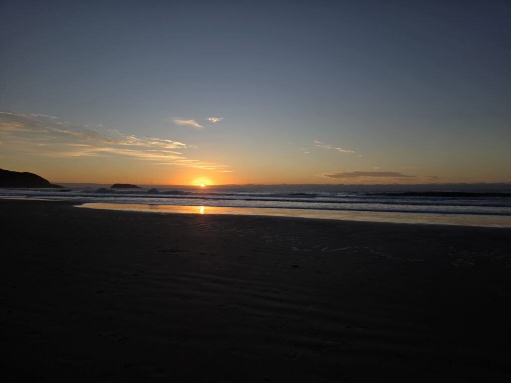 Nascer do Sol na Praia do Santinho