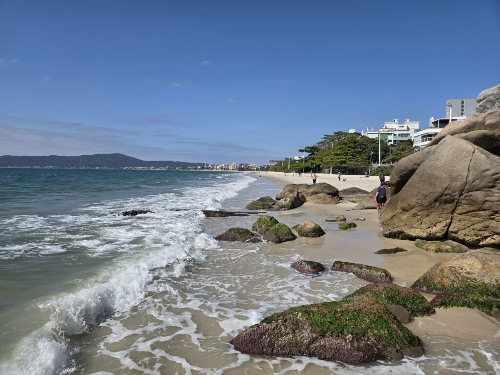 Canto esquerdo Praia de Canasvieiras