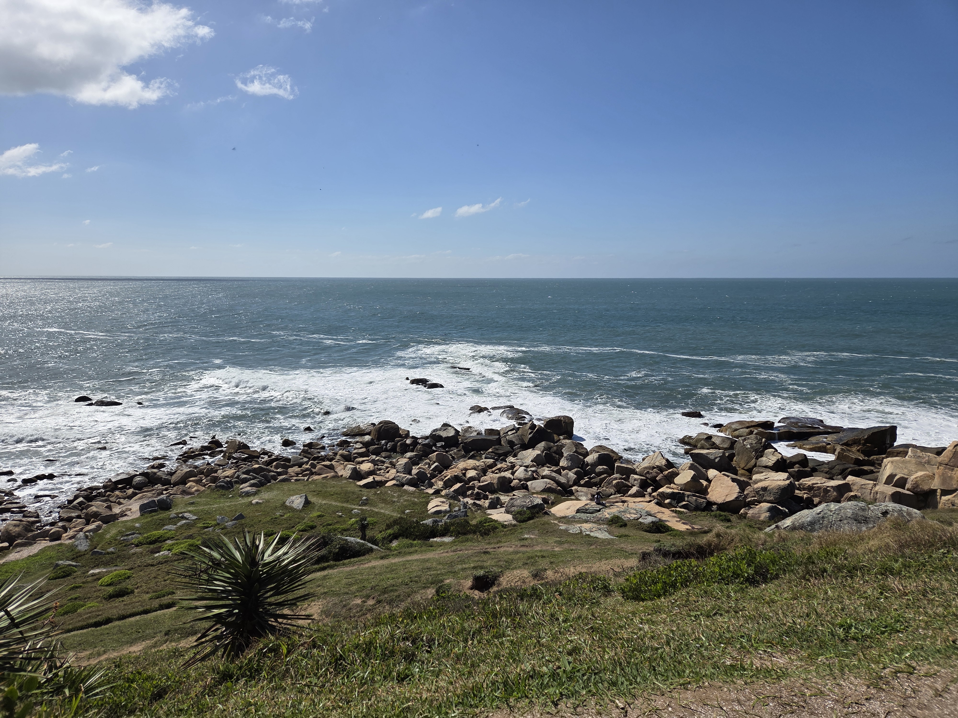 Avistando baleias na Praia da Ribanceira