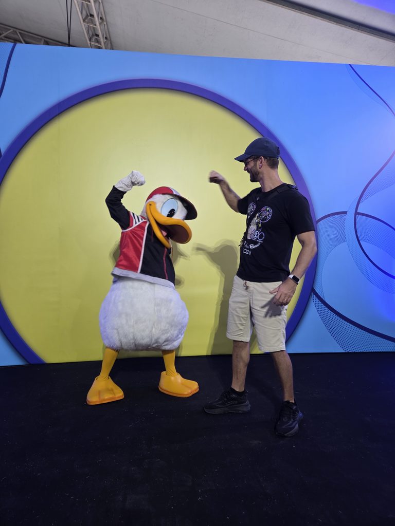 Pato Donald na Disney Magic Run Floripa